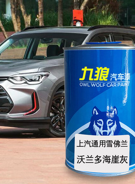 九狼汽车上成汽通品用雪漆佛兰改色烤漆沃兰多海崖灰沃蓝达闪电白