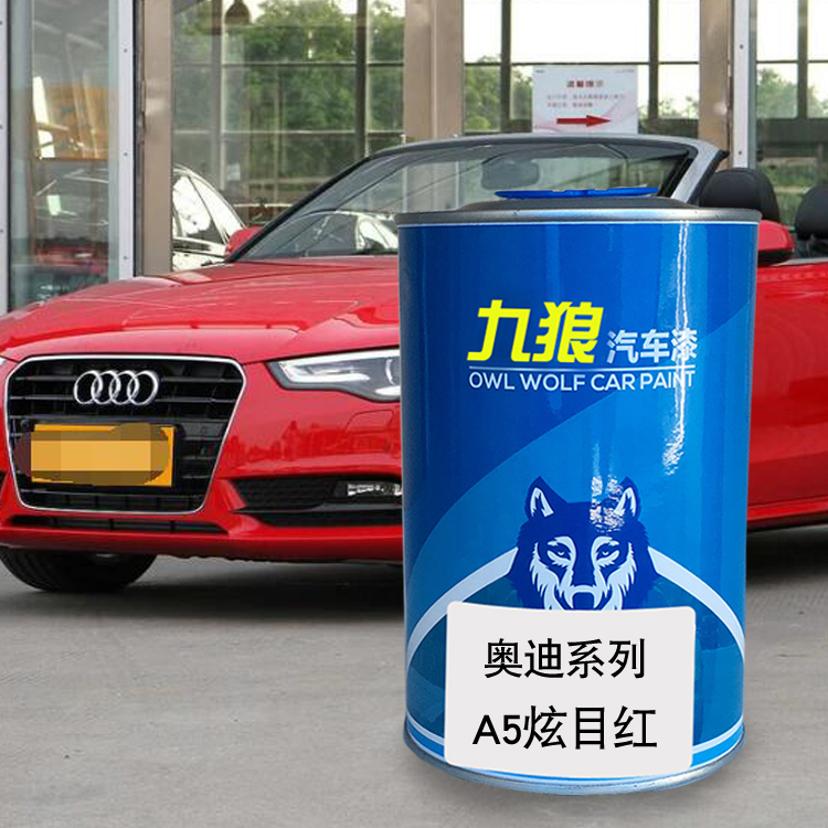 九狼汽车喷烤色漆奥油漆迪A5A6改色漆炫目红雄鹰灰朱鹭白斑羚米色