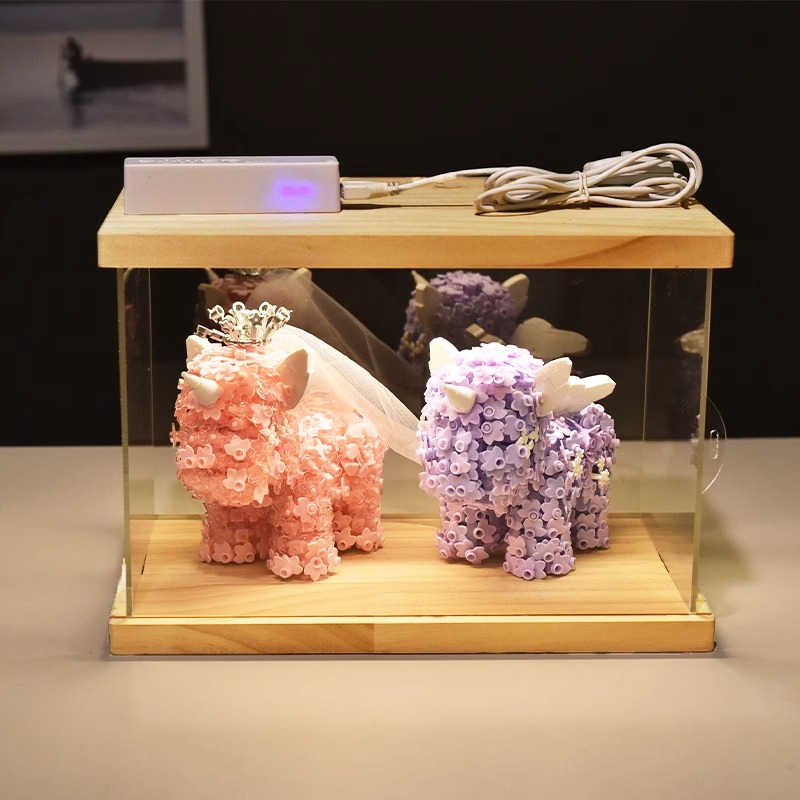 浪漫独角兽积木2025新款拼装玩具成人女孩生日礼物女生难度十级