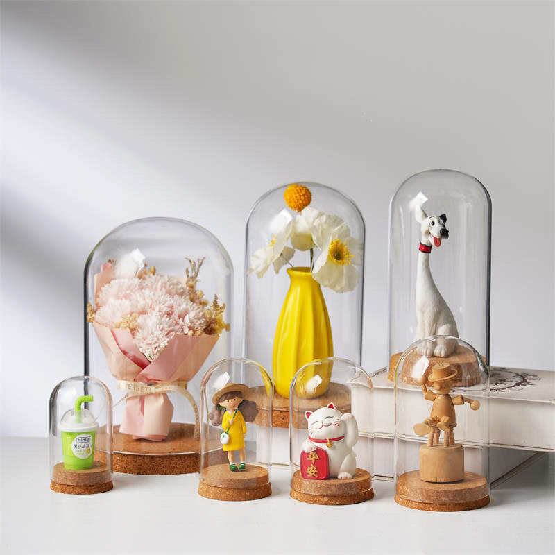 干花防尘玻璃罩永生花diy手作盲盒软木塞密封玻璃罩创意摆件