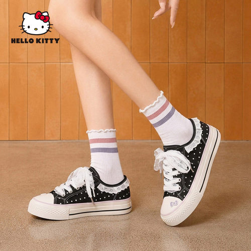 HelloKitty女鞋帆布鞋校园休闲风