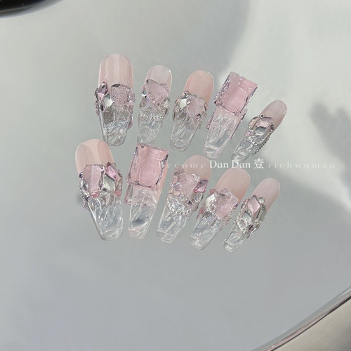 手工制作穿戴甲显白可拆卸