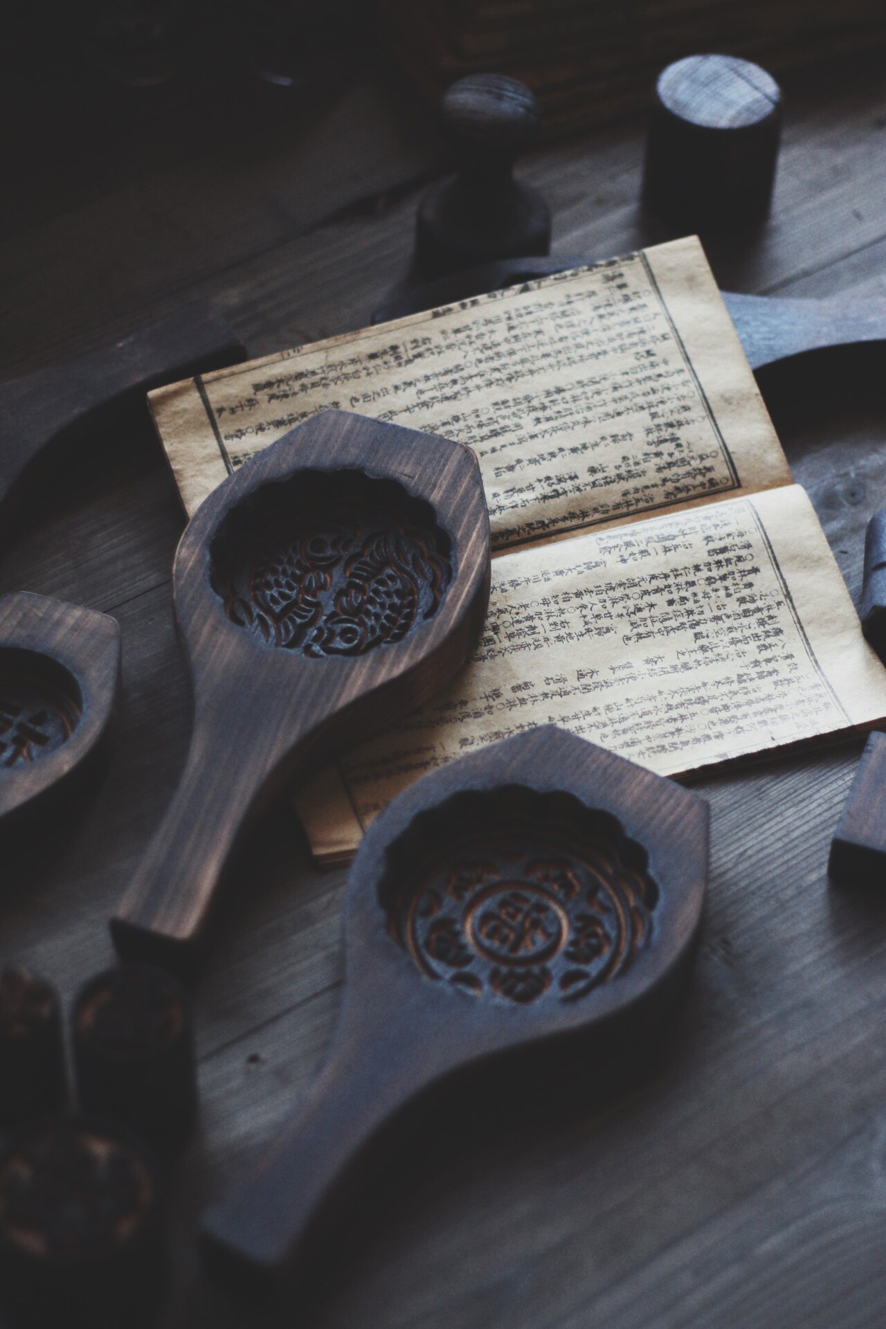 作旧中式老式月饼糕点木制模具 美食复古摄影道具【二店道具铺】,家居饰品,装饰摆件,淘宝优惠券,粉丝福利购,淘宝优惠卷