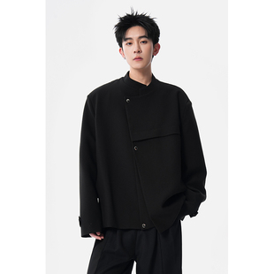 2026春装新款新中式立领夹克外套男潮牌痞帅休闲西服男潮上衣西装