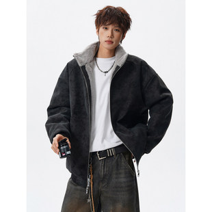 一件过冬座山雕棉衣冬季男阔版外套棉服青少年潮牌保暖加绒加厚