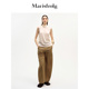 进口面料 Marisfrolg玛丝菲尔2025秋新弯刀裤 款 休闲西装 香蕉裤