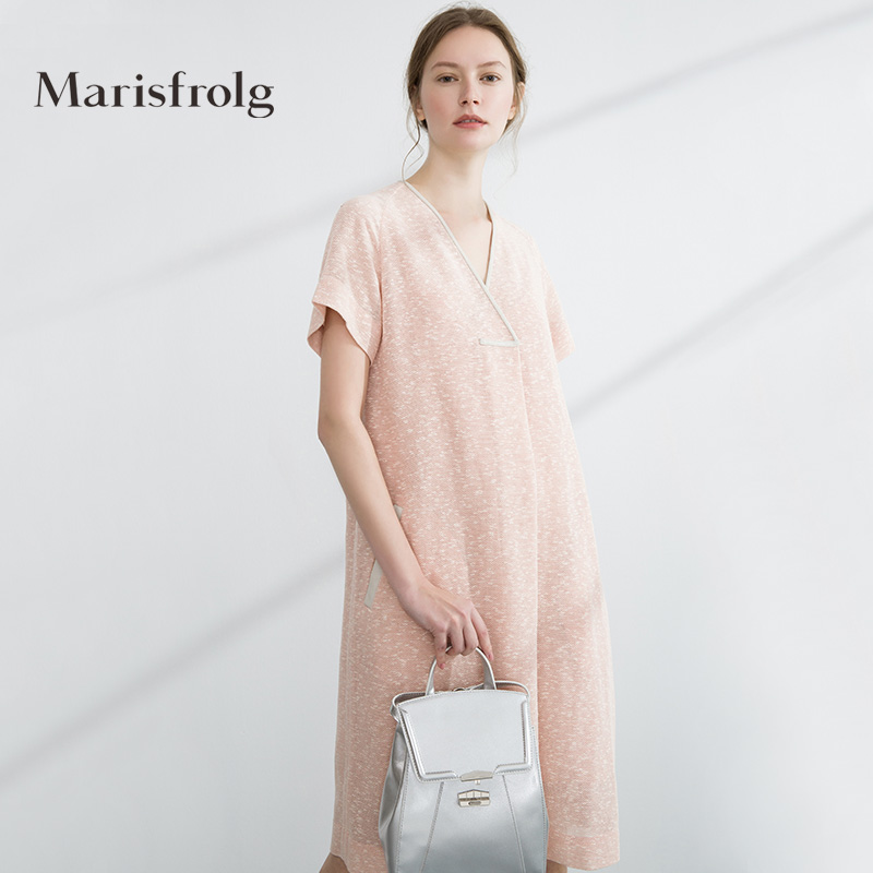 Marisfrolg/瑪絲菲爾兩件套優雅時尚氣質連衣裙夏季新款專柜正品