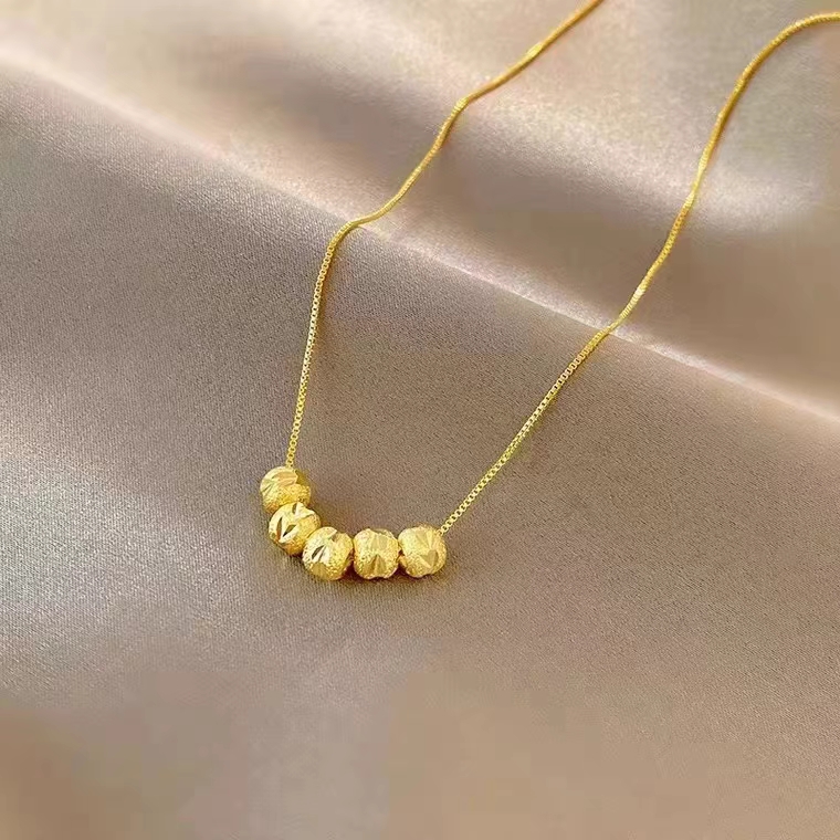 奥特莱斯品牌折扣店撤柜清仓捡漏 轻奢五福临门项链outlets女配饰