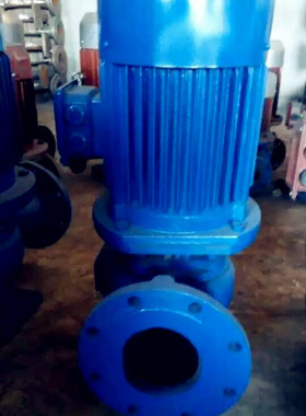 ISG125-160管道泵直销清水离心泵IRG22kw立式热水循环锅炉给水泵