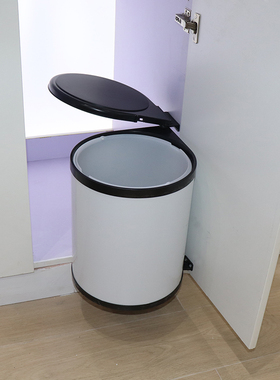 VASE SHOP嵌入式橱柜垃圾桶 厨柜内置连门式家用厨房隐藏柜垃圾筒