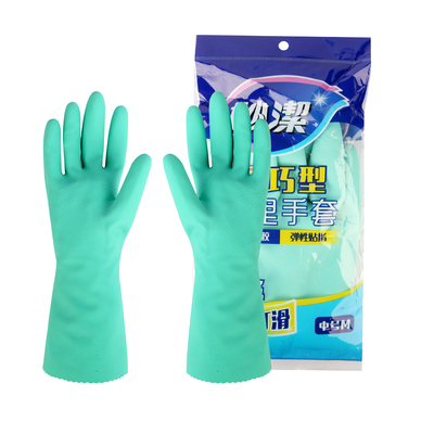 妙洁绒里家用橡胶手套家务清洁