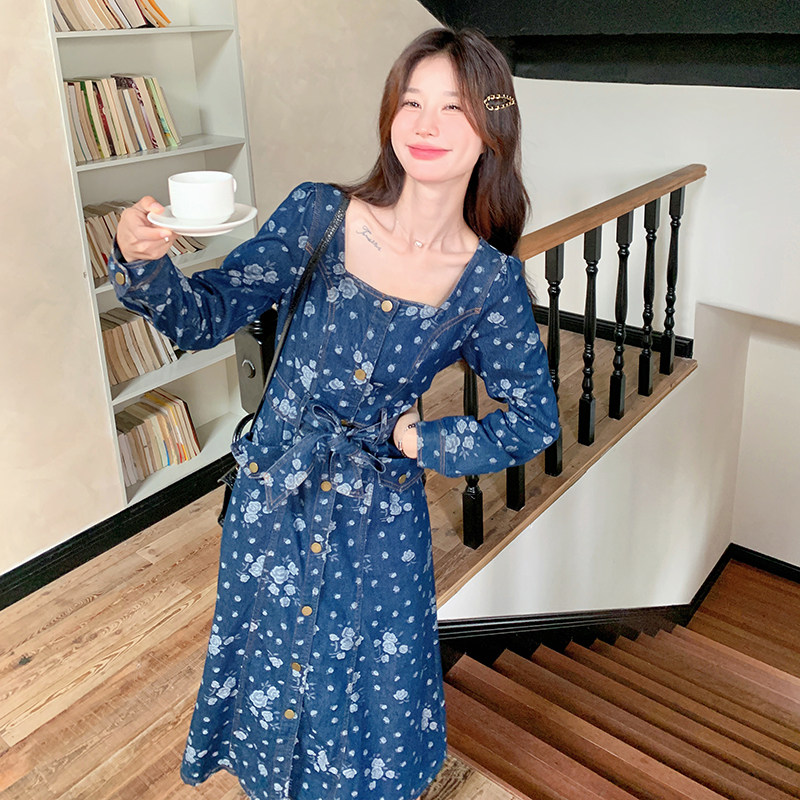 2026秋季新款2C068-622P155K228（牛仔提花连衣裙）大货已出,女装连衣裙,2C068