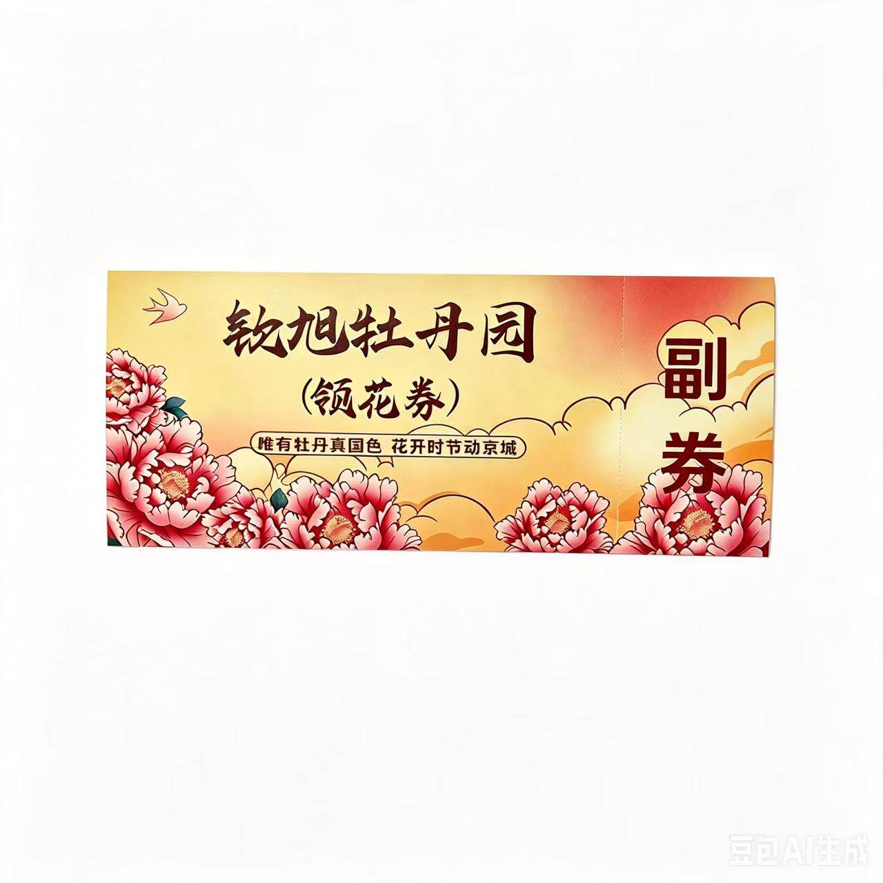 彭庄牡丹基地采摘鲜切花领花券