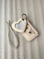 White Card Holder with Mirror
