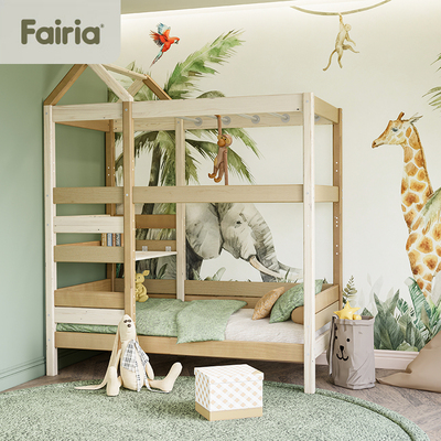 实木松木男孩女孩水性漆简约儿童