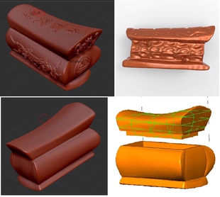 升官发财棺材3d打印模型STL文件，cnc加工圆雕图三维立体雕刻素材