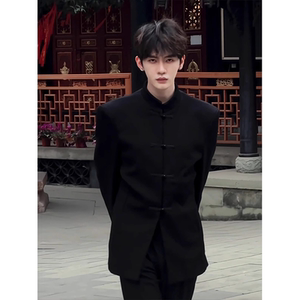 网图现货风新中式西装618-1-XZ02-P90控118图片
