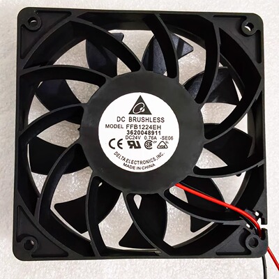 全新台达FFB1224EH 24V 0.76A 12025 12厘米 变频器 暴力散热风扇