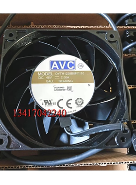 全新AVC DYTH1238B8FY110 48V 2.5A 12038交换机12CM防水散热风扇