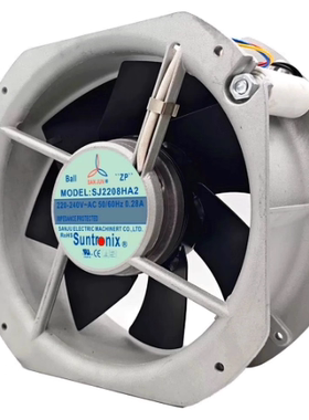 SJ2208HA2 全新三巨 AC220V 22580 22.5cm耐高温轴流散热风扇风机