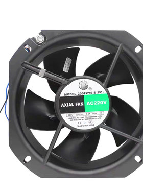 全新200FZY6-S AC220V 22580 AXIAL FAN 80W 0.4A 22.5CM散热风扇