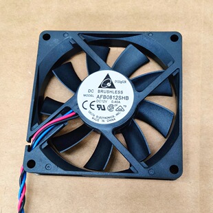 全新台达 AFB0812SHB 8015 12V 0.40A 8cm大风量机箱电源散热风扇