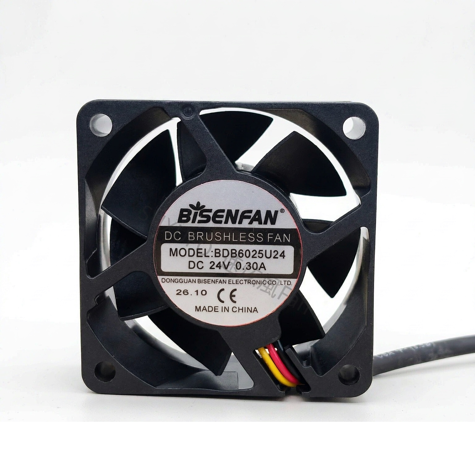 全新BISENFAN BDB6025U24 DC 24V 0.30A 6cm厘米 3线测速散热风扇