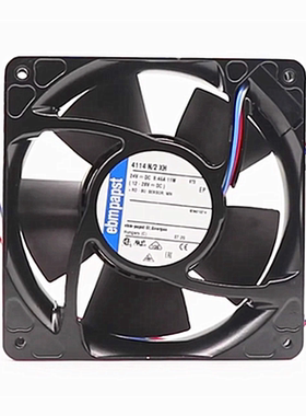 全新原装德国 散热风扇 DV6224变频器风机12cm 4114N/2XH 24V 11W
