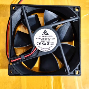 全新Delta台达AFB0924VH 9225 9.2CM厘米变频器 24V 散热风机风扇