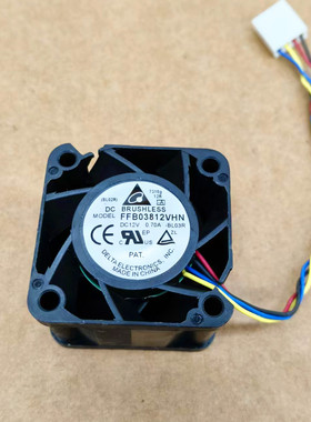全新 台达 FFB03812VHN 12V 0.70A 3828 3.8CM/厘米 电源散热风扇