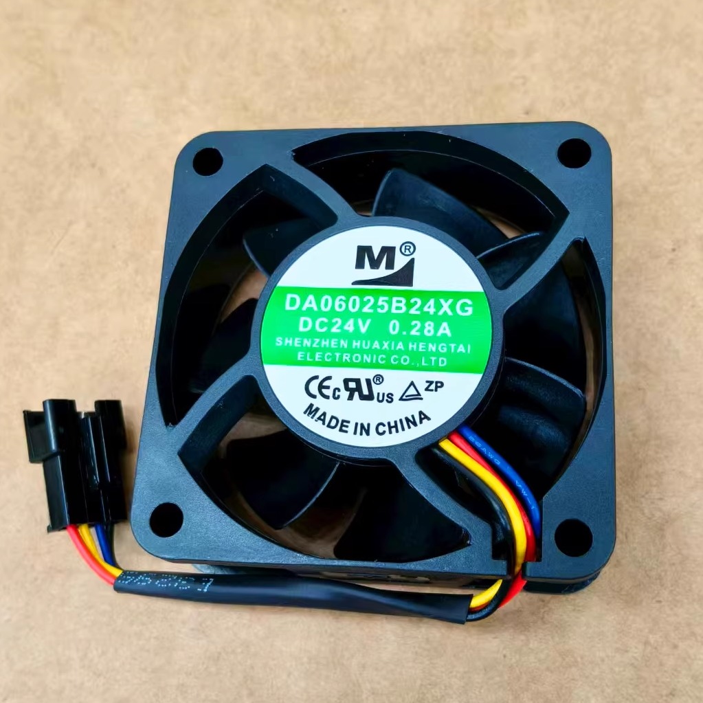 全新原装一盟DA06025B24XG 24V 0.28a 4线 变频器散热风扇6cm6025