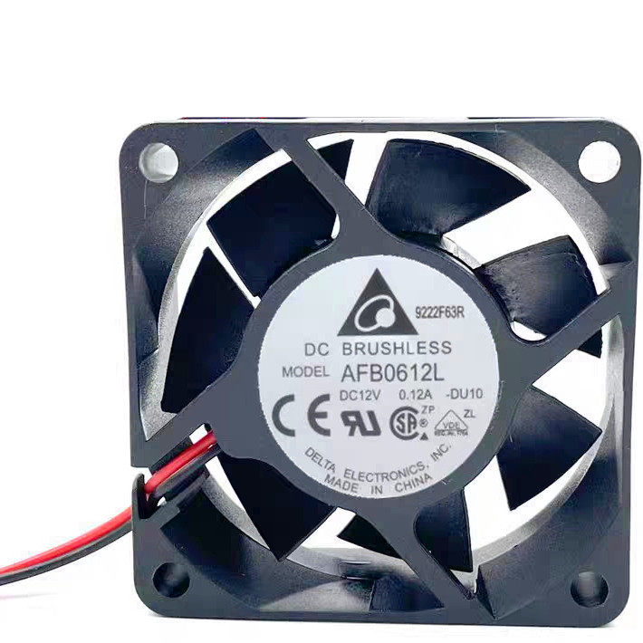全新台达 AFB0612L DC12V 0.12A 6025 6cm厘米 静音 电源散热风扇