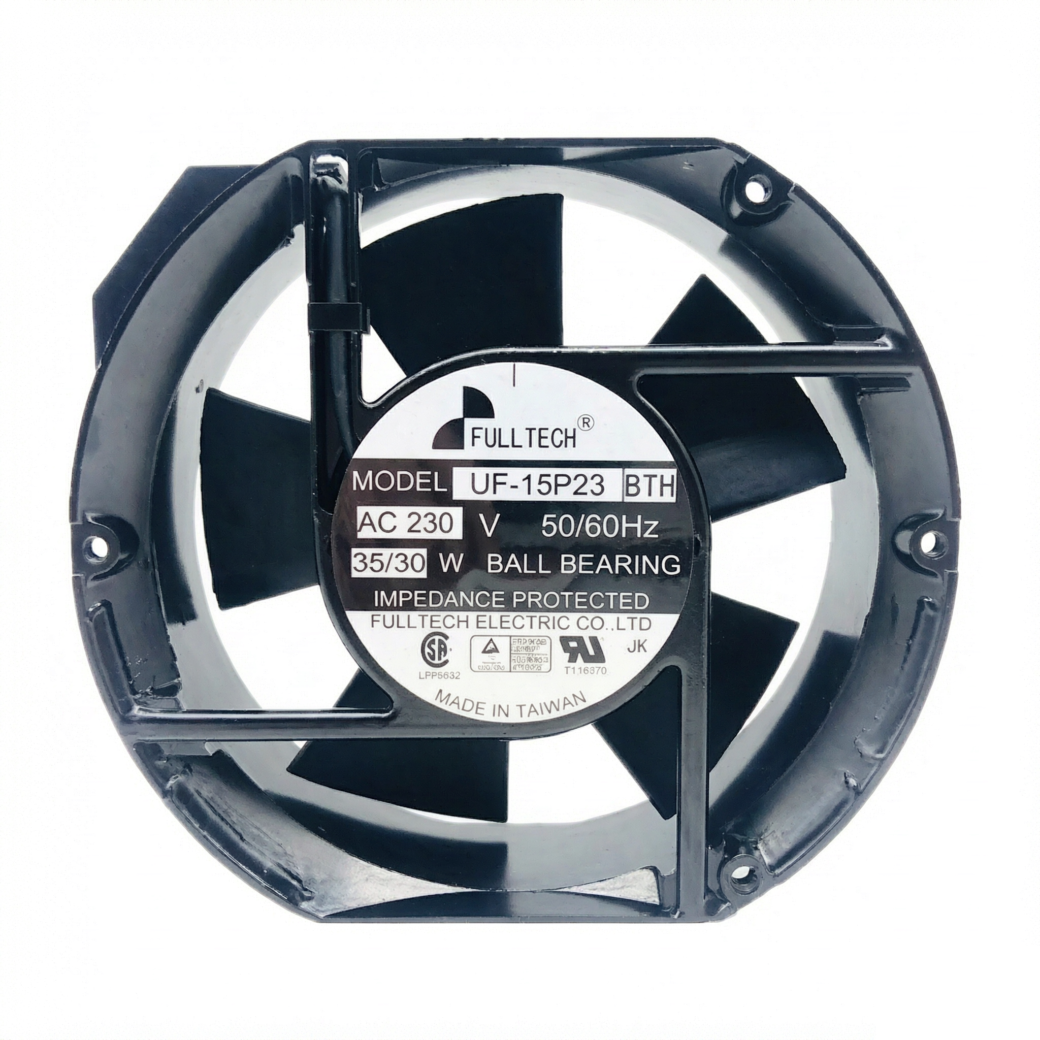 全新 FULLTECH UF-15P23BTH/BWH 17251 220V 35W 17.2cm 散热风扇