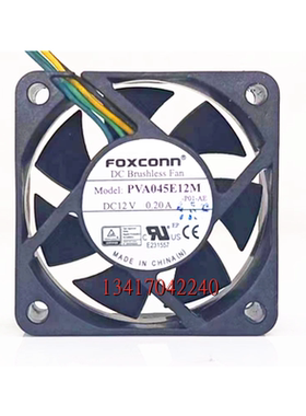 富士康/FOXCONN 4515 PVA045E12M-P01-AE 12V 0.20A 4线/散热风扇