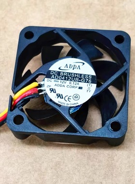全新ADDA AD0412UB-G76 12V 0.12A 4010 4CM厘米 3线静音散热风扇
