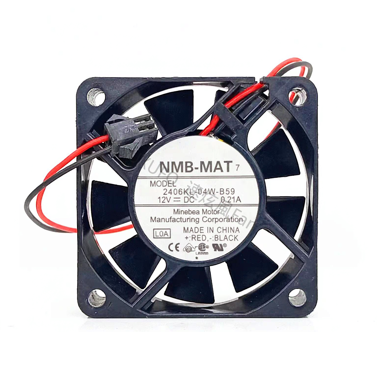 全新NMB 2406KL-04W-B59 12V0.21A 6015 6CM厘米滚珠轴承散热风扇