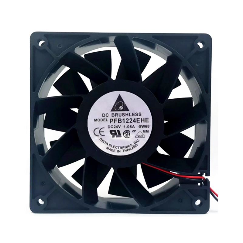 全新台达 PFB1224EHE 12厘米CM 12038 24V 1.08A 变频器 散热风扇