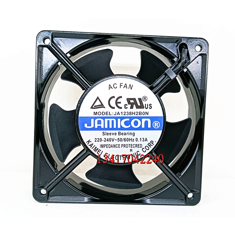 全新JAMICON JA1238H2B0N 220V 0.13A 12CM厘米12038交流散热风扇