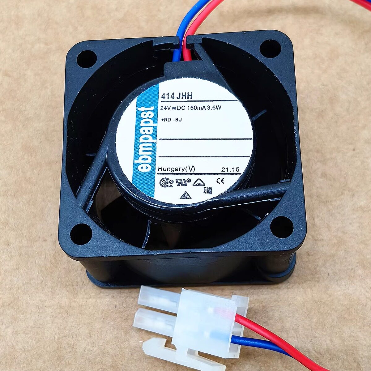 全新/ebmpapst 414 JHH 24V 3.6W 4CM 4025 40*40*25mm 散热风扇