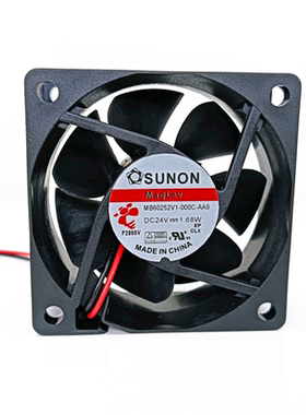 全新原装SUNON建准MB60252V1-000C-AA9 24V 1.68W 6cm 变频器风扇