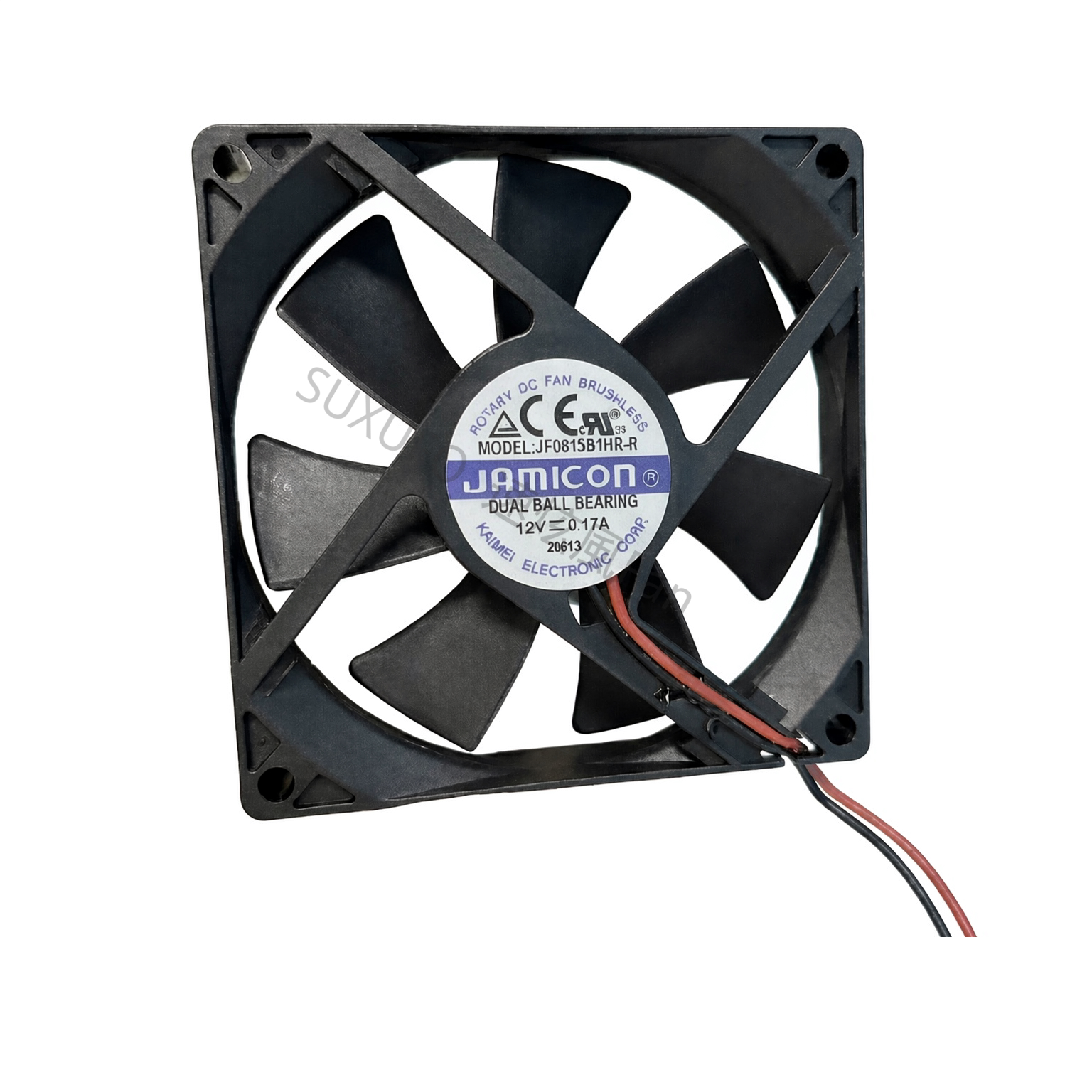 全新JAmicon JF0815B1HR-R 12V 0.17A 8015 8厘米 双滚珠轴承风扇