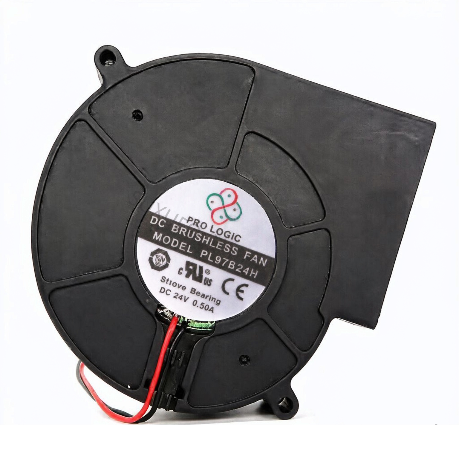 全新 PL97B24H 24V 0.5A 9733 9.7厘米CM 直流离心鼓风机涡轮风扇
