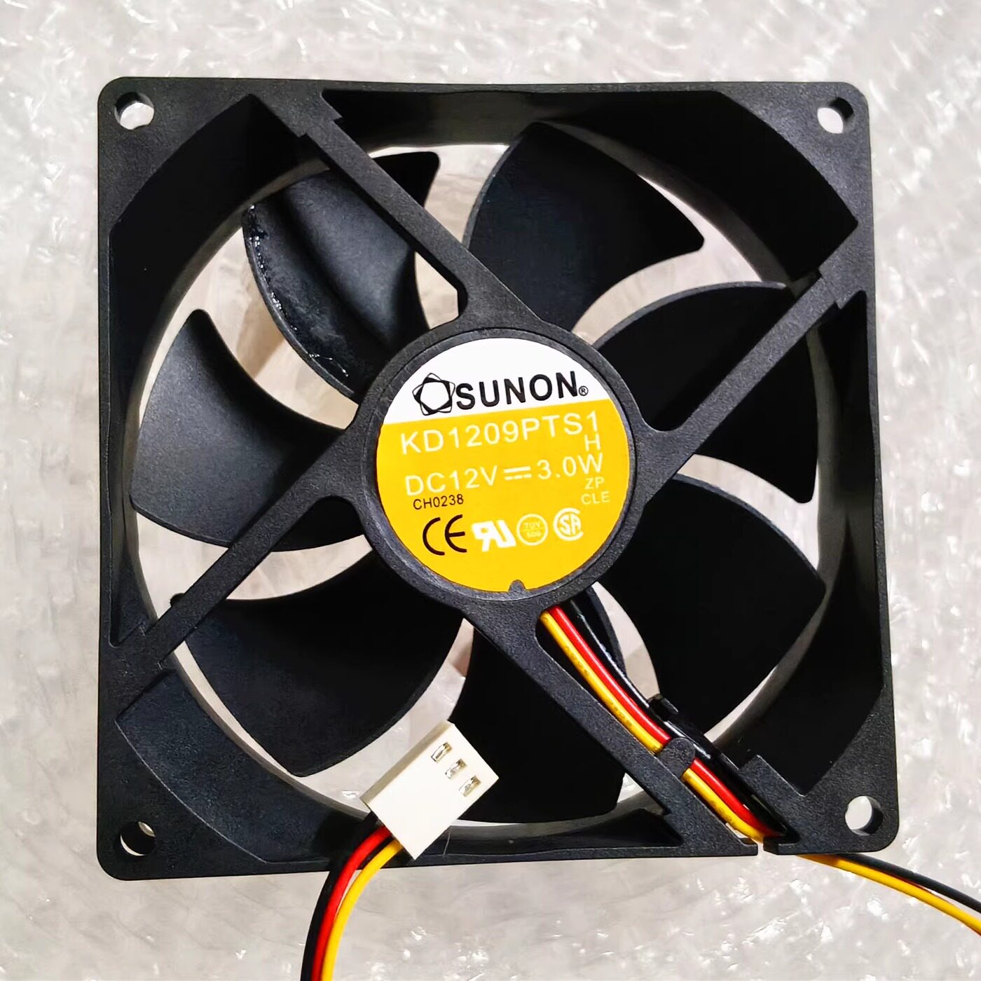 全新SUNON建准KD1209PTS1 12V3.0W 9225 9.2CM机箱电源干衣机风扇