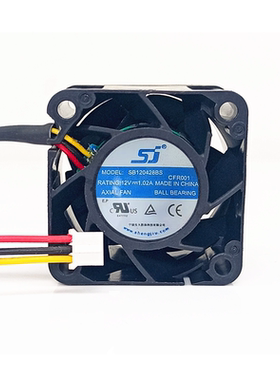 生久 SB120428BS CFR001 12V 1.02A 4028 4CM厘米 电源散热风扇