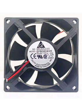 全新 EFB0824VH-F00 24V 0.21A 8025 滚珠 8CM厘米变频器散热风扇