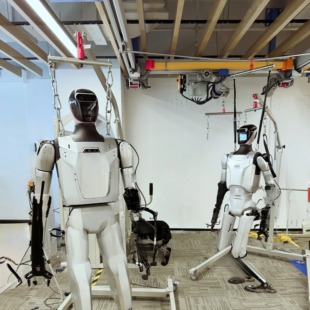 机器人保护吊轨铝合金轨道人形机器人辅助训练走路滑轨铝合金kbk