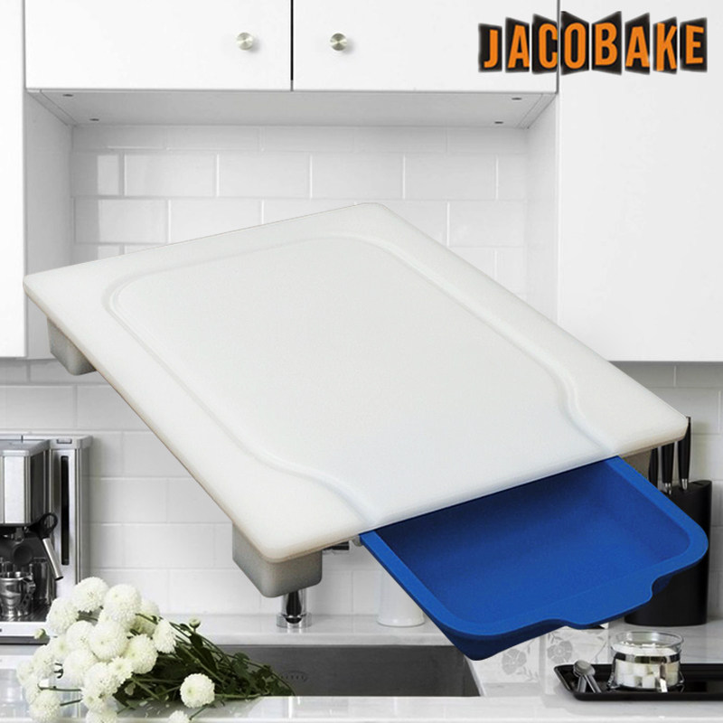 4腿带抽屉食品级切菜板小宿舍家用PP切菜板砧板防滑抗菌防霉环保