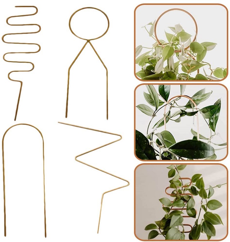 新款 铁艺园艺爬藤攀爬架 绿植盆景支架 山乌龟阳台庭院支撑杆