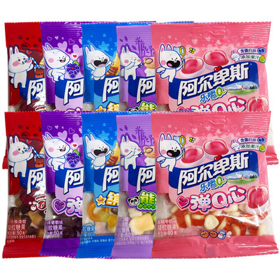 阿尔卑斯乐嚼Q凝胶糖果50-60g