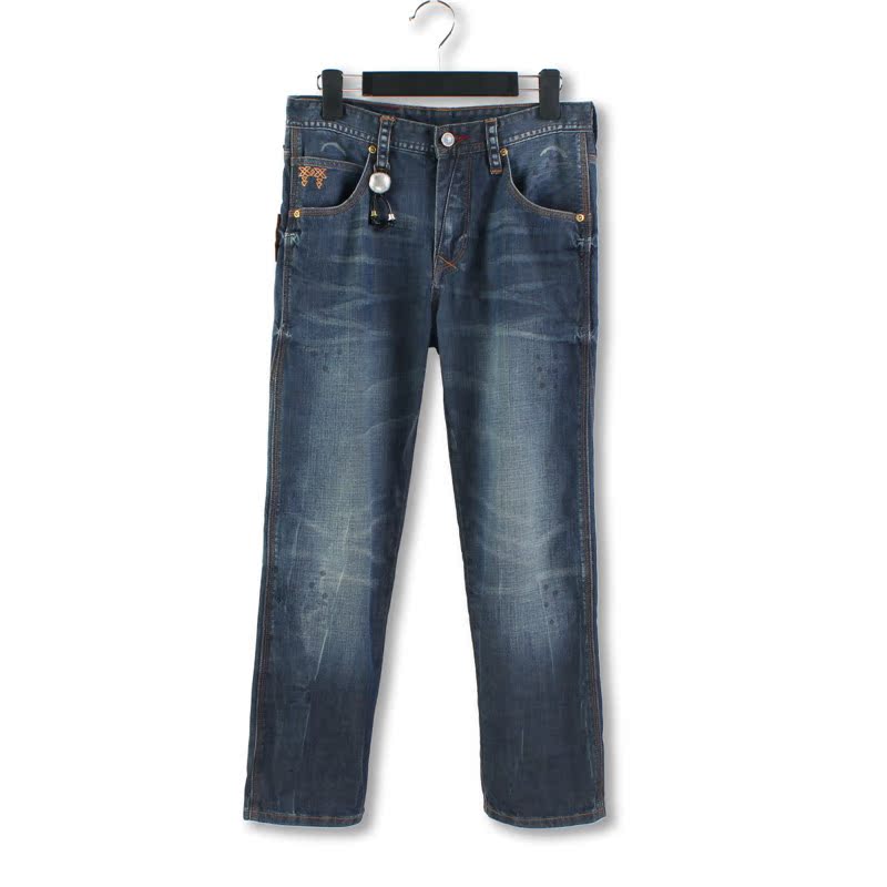 Jeans pour jeunesse droite en vrac en coton pour été - Ref 1463806 Image 1